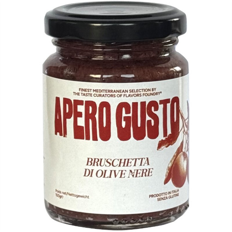 Bruschette with Black Olives 100g