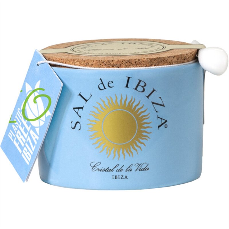 Fleur de Sel pot Céramique Ltd Edition MAR BLAU 140g