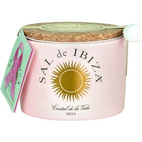 Fleur de Sel Ceramische pot "pink ribbon" 140g