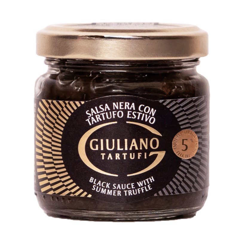 Black sauce with truffle (summer truffle 5%) 80 g