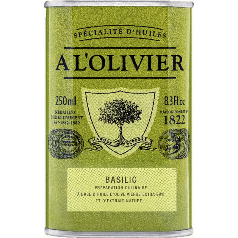 Can Green Basil Olive Oil 250ml