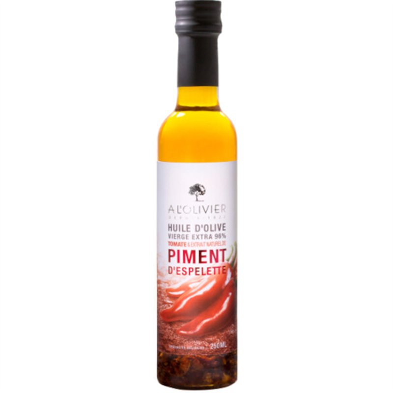 Olijfolie met Tomaat & Espelette Peper 25cl