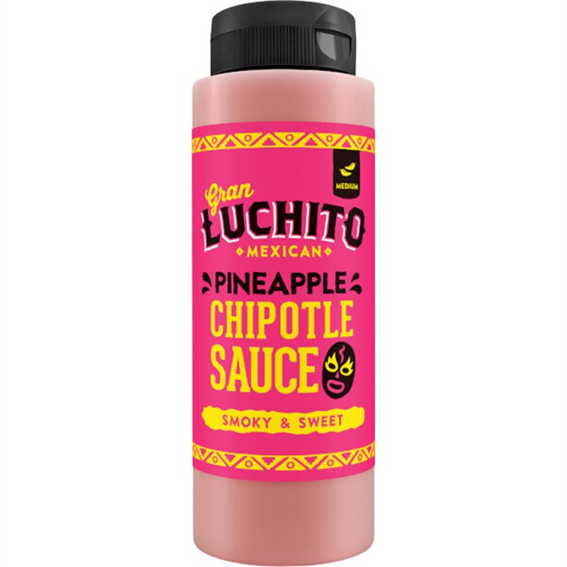 Pineapple Chipotle Squeezy Sauce 260g