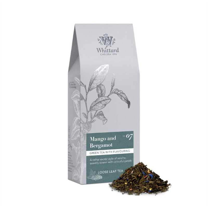 Loose tea pouches Mango & Bergamot 100g