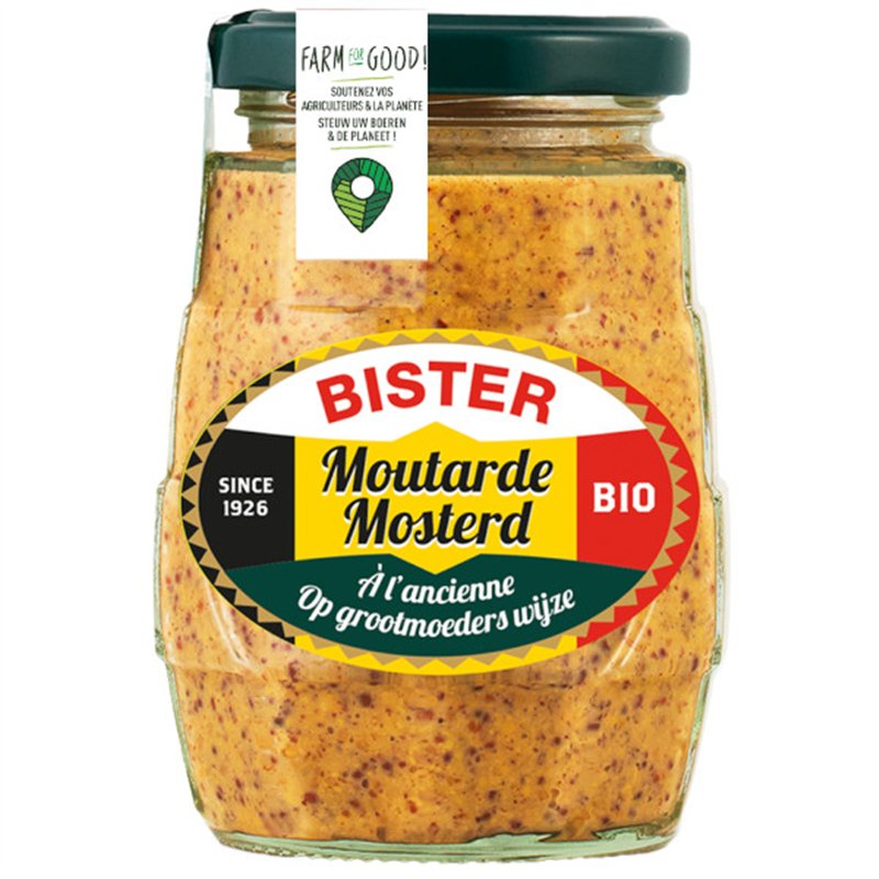 Belgian Dijon mustard ORGANIC 250g