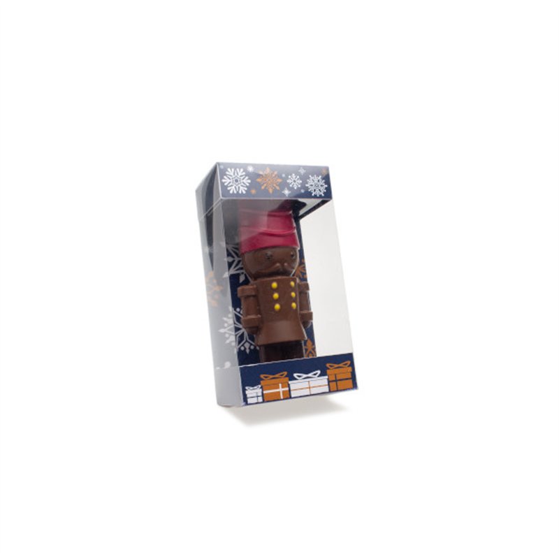 Casse-noisette Ben, chocolat peint à la main 12cm, 60g