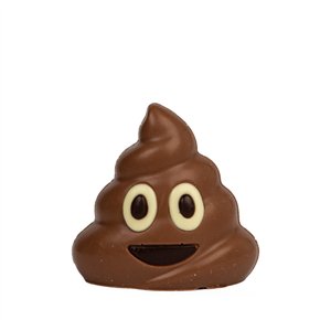 Petit caca souriant en chocolat 8,5cm 40g