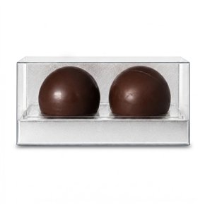 Dark chocolate hot cocoa bomb with marshmallows 2x56g