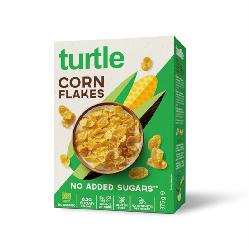 Cornflakes Bio, Faible teneur en sucre et Sans Gluten 375g
