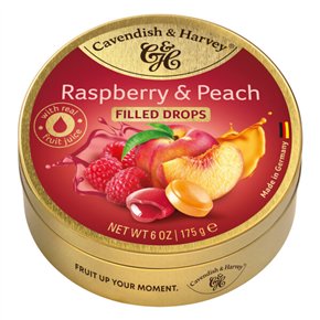 Filled Raspberry & Peach 175g