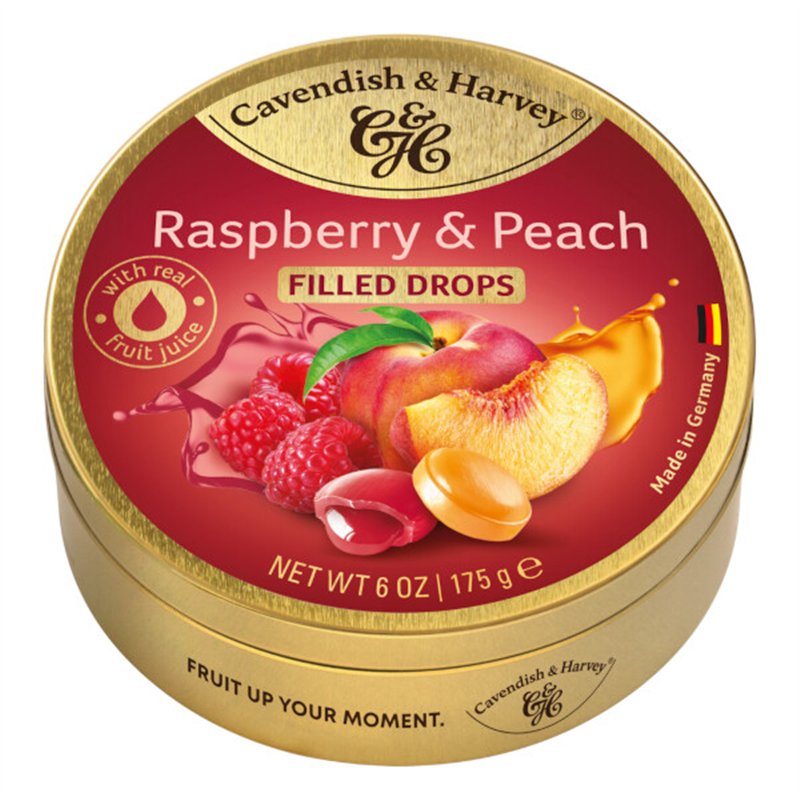 Filled Raspberry & Peach 175g