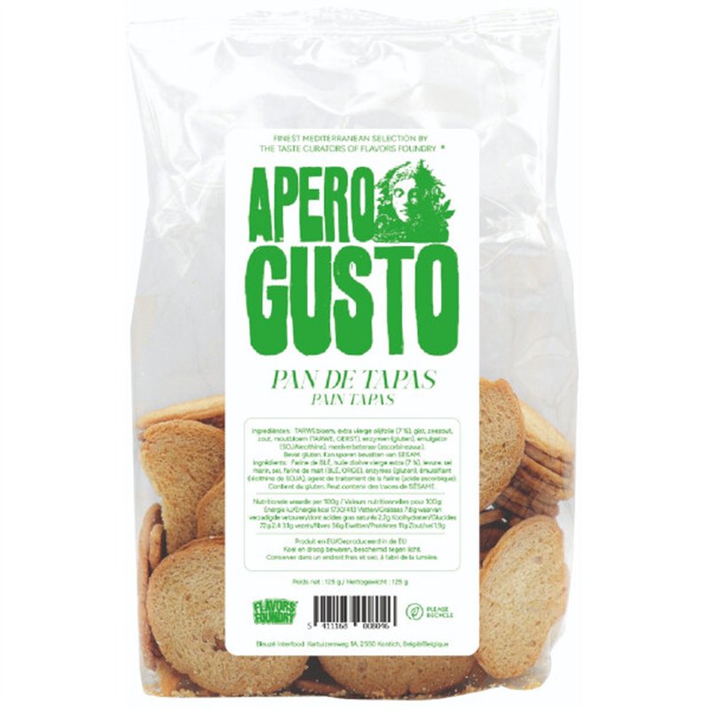 Pan de tapas 125g