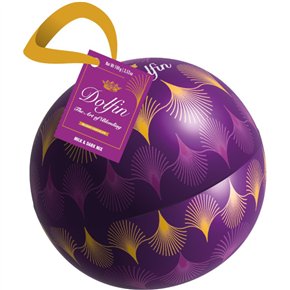 Kerstbal pure en melkchocolade 10 smaken 10 × 10g