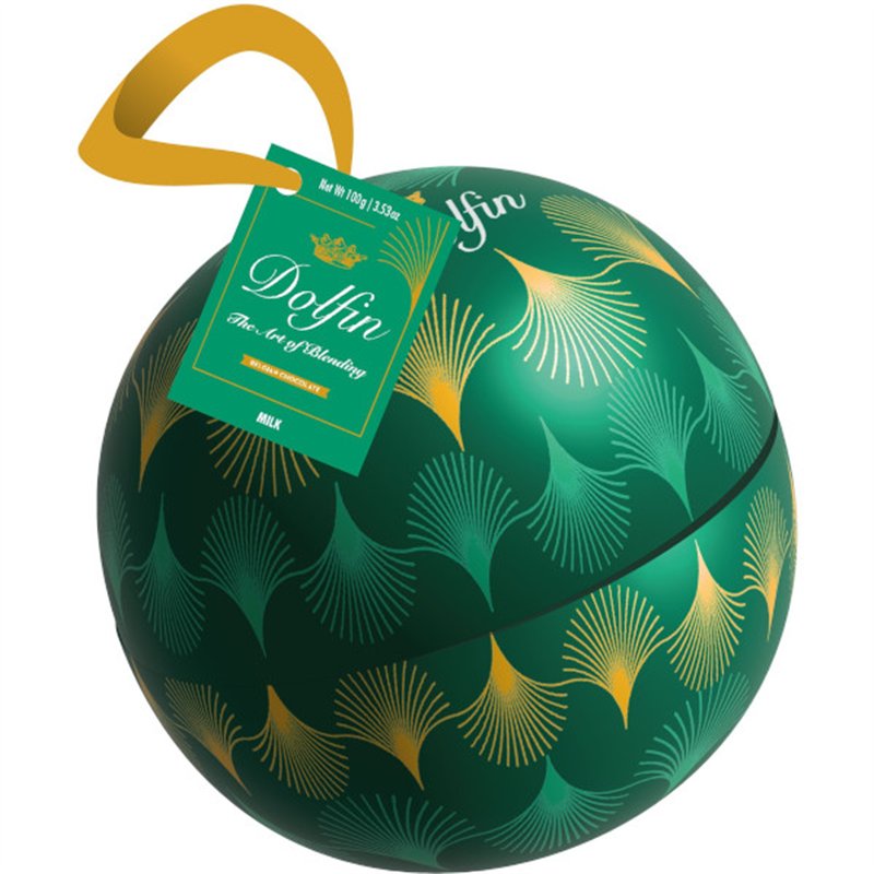 Christmas Bauble Milk Chocolate 5 Flavours 10 × 10g