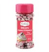 Mix van roze en witte decoraties 45g