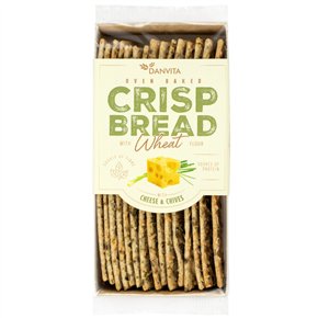 Crisp bread with Cheese and Chives 130g