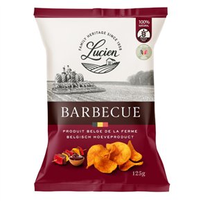 Belgian chips BBQ 125g