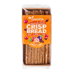 Knapperige granolacracker met bessen en chocolade 130g