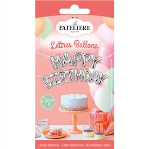 Letter balloon "Happy birthday"