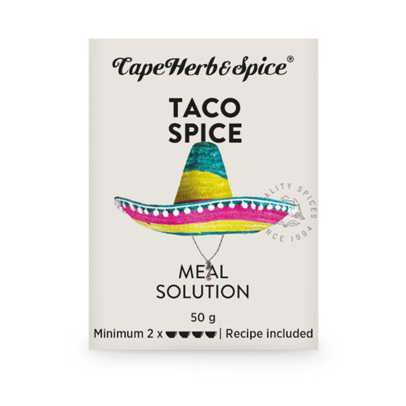 Boîte de mélange d'épices pour tacos mexicains 50g
