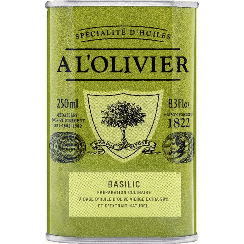 Can Green Basil Olive Oil 250ml
