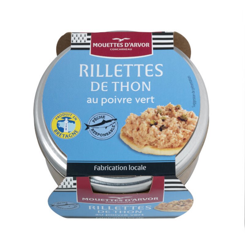 Rilettes tuna with green pepper 125g
