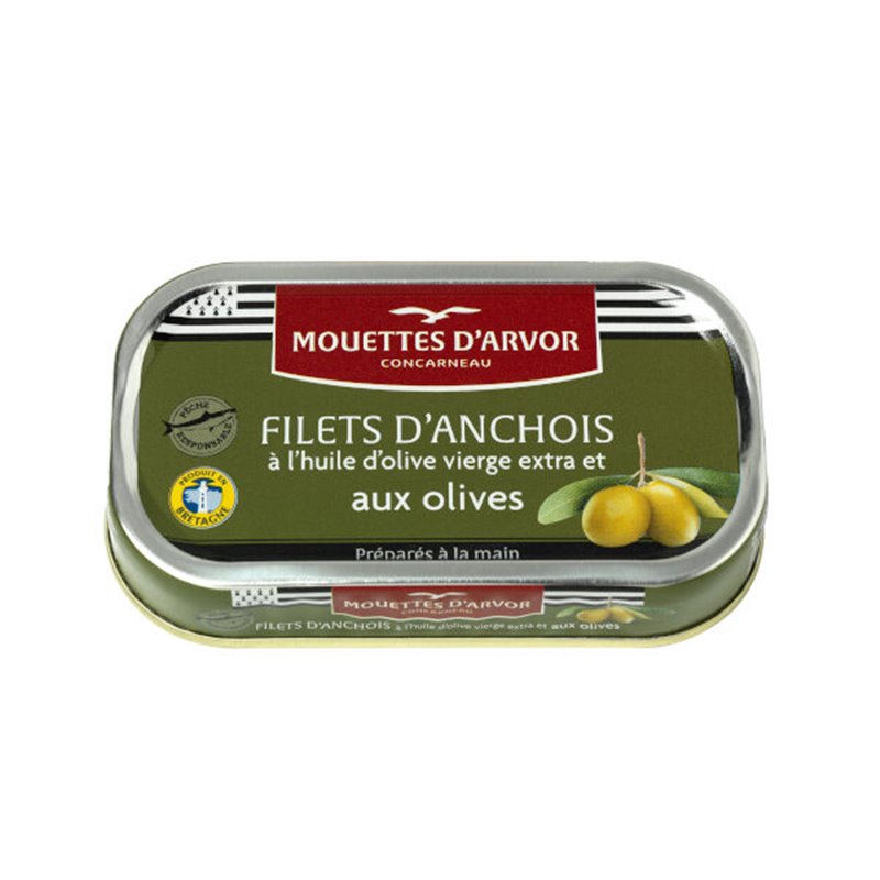 Anchovy Fillets Olives & Olive Oil 69g