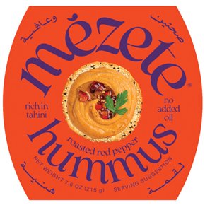 Hummus geroosterde rode paprika 215g