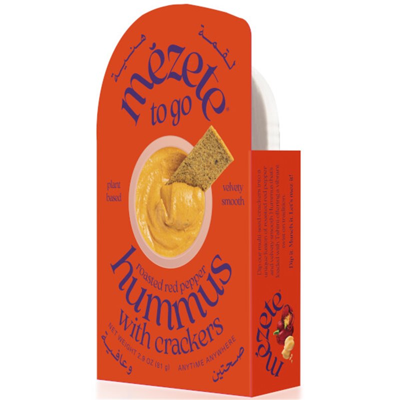 On the Go houmous de poivrons rouges rôtis avec gressins 81g