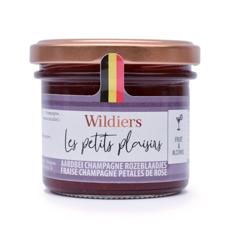 Fruit & alcohol Aardbei champagne rozenblaadjes 285g