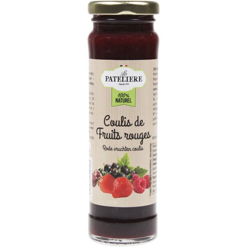 4 red fruit coulis 50% fruits 165g
