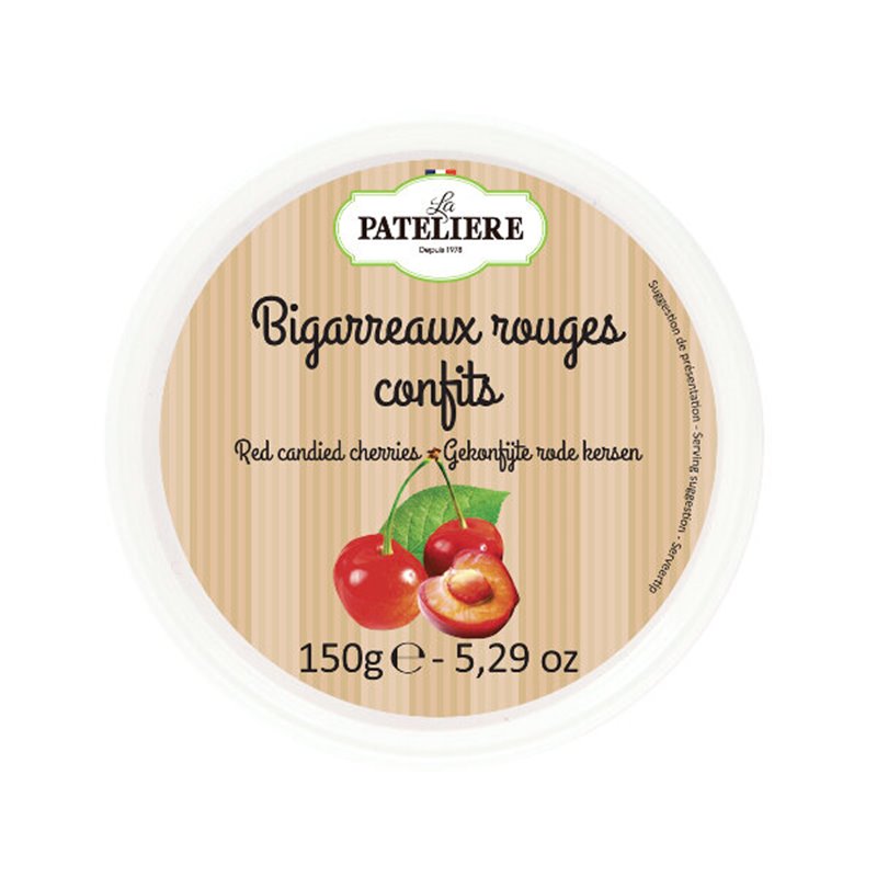 Candied red cherries 150g