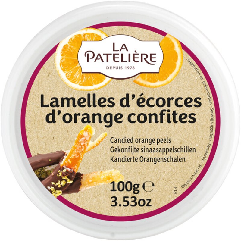 Slices of candied orange peel 100g