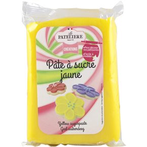  Pâte à sucre jaune 250g