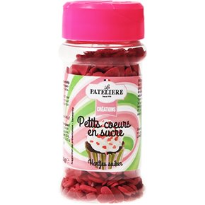  Cœurs en sucre colorants naturels 50g
