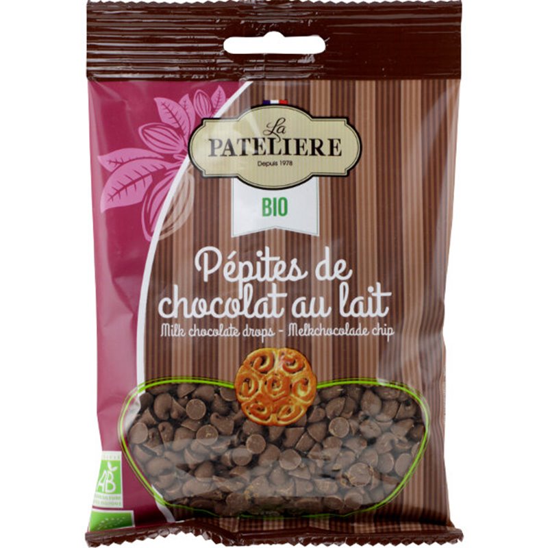 Milk Chocolate Chips BIO 100g
