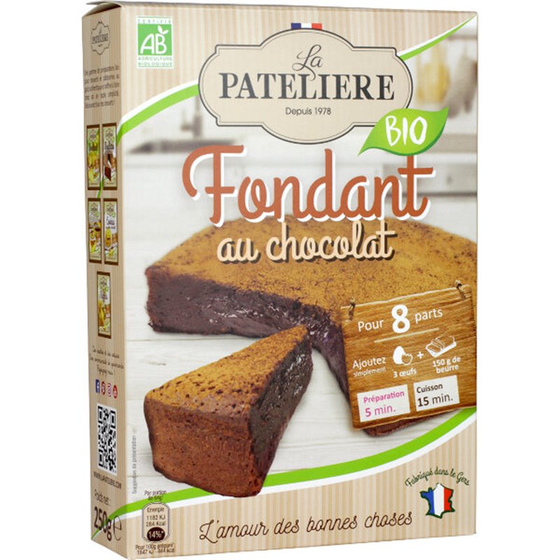 Baking kit chocolate fondant BIO 250g