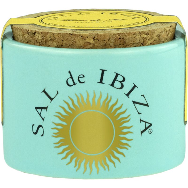 Sea salt with saffron, ceramic jar 28g