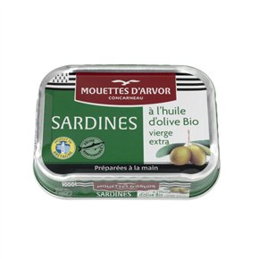 Sardines with bio olive oil 115g