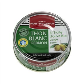 White Tuna with bio Olive Oil 80g