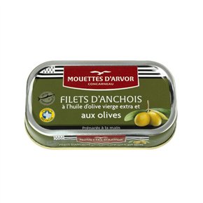Anchovy Fillets Olives & Olive Oil 69g