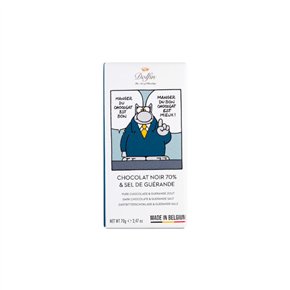 Dark chocolate 70% bar Le Chat Fleur de sel salt 70g