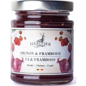 Onion & Raspberry chutney 180gr.