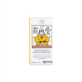 Milk chocolate bar Le Chat  Salted butter caramel 70g