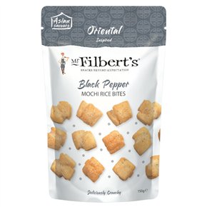 Fried Rice Cracker with Black Pepper Flavour 150g