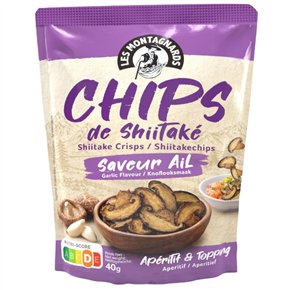 Shiitake Mushroom Chips Garlic 40g
