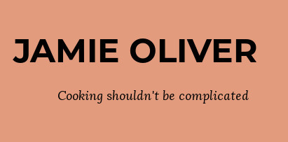 Jamie Oliver, mediterenean products